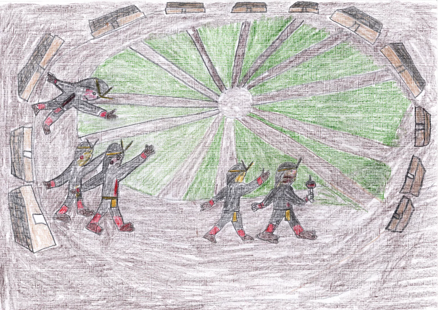 Desenho de Carlos Herwỳ